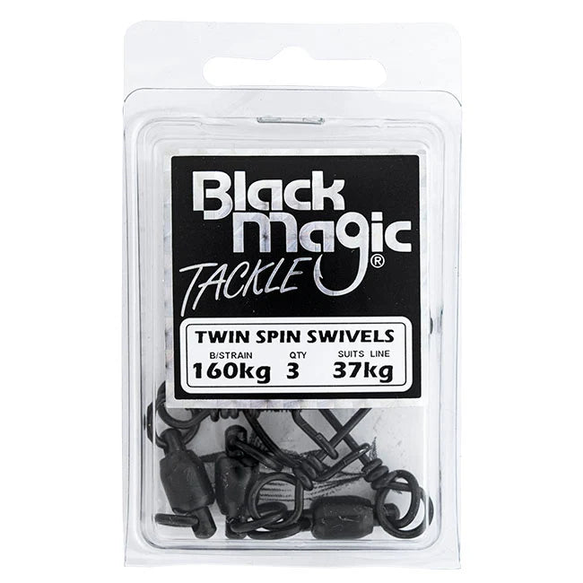 Black Magic - Ball-Bearing Twin Spin Swivels