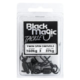 Black Magic - Ball-Bearing Twin Spin Swivels