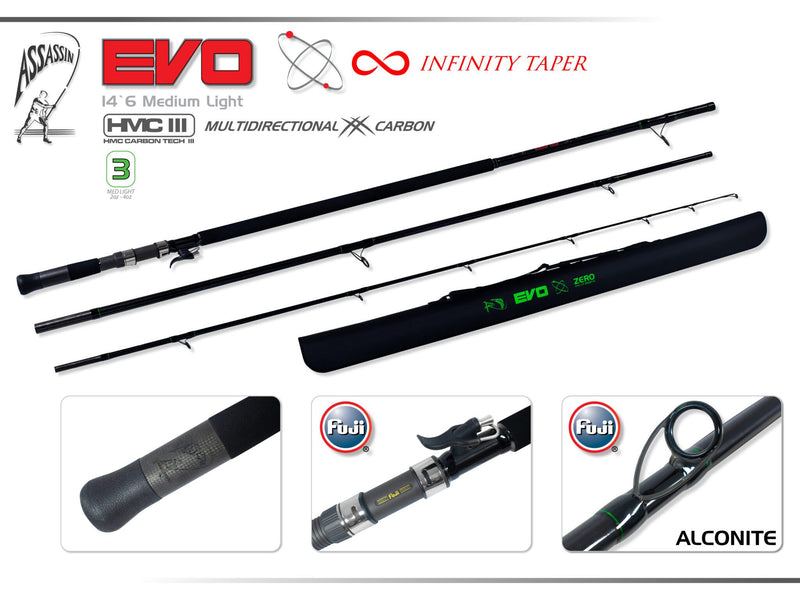 Assassin - EVO Zero 14' Med Heavy #5 Surf Rod