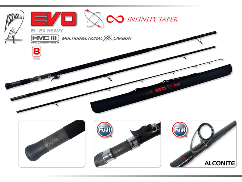 Assassin - EVO Zero 15' Heavy #6 Surf Rod