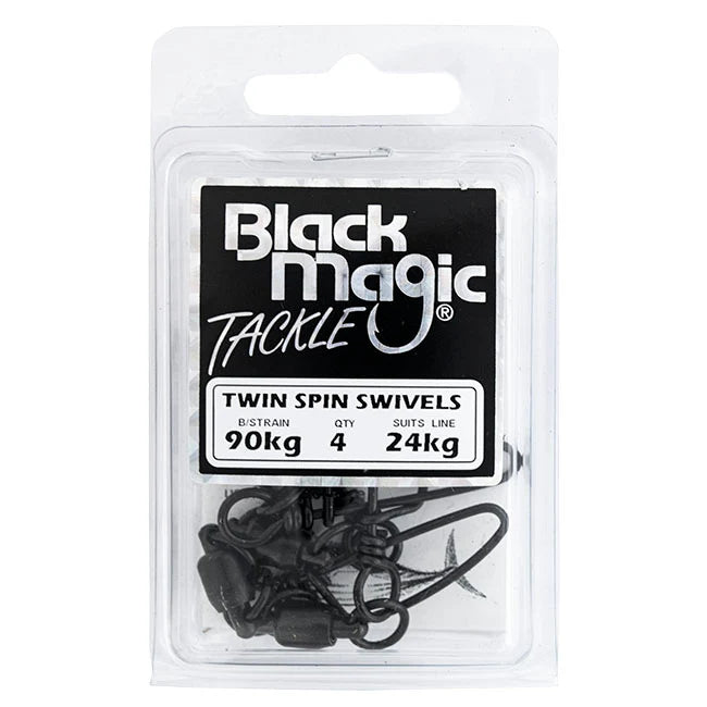 Black Magic - Ball-Bearing Twin Spin Swivels