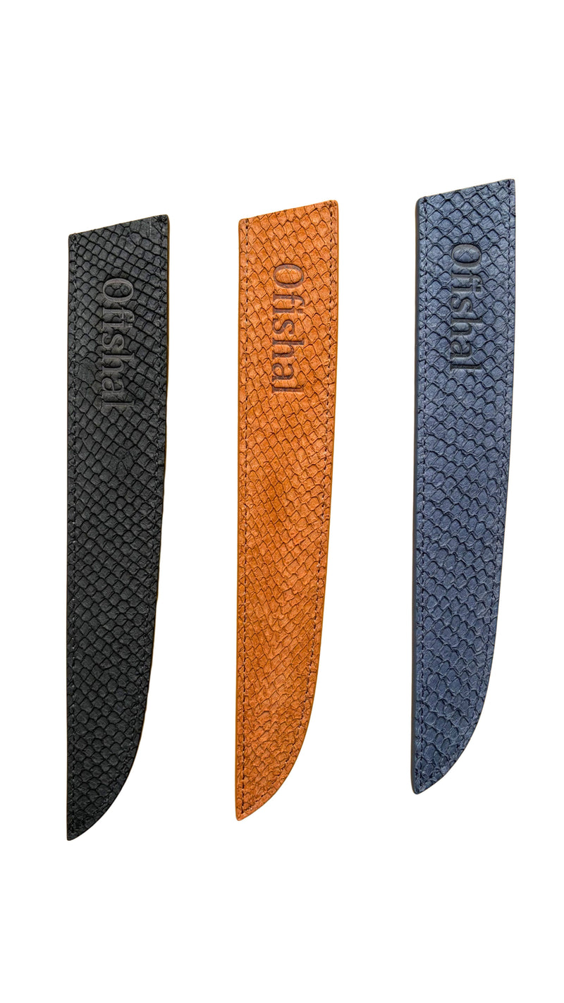 Ofishal - Fish Leather Knife Sheath