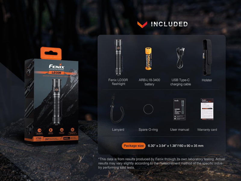 Fenix - Flashlight LD30R (1700 lumens)