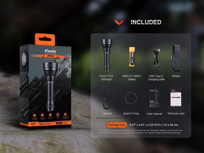 Fenix - Flashlight HT32 (2500 lumens)