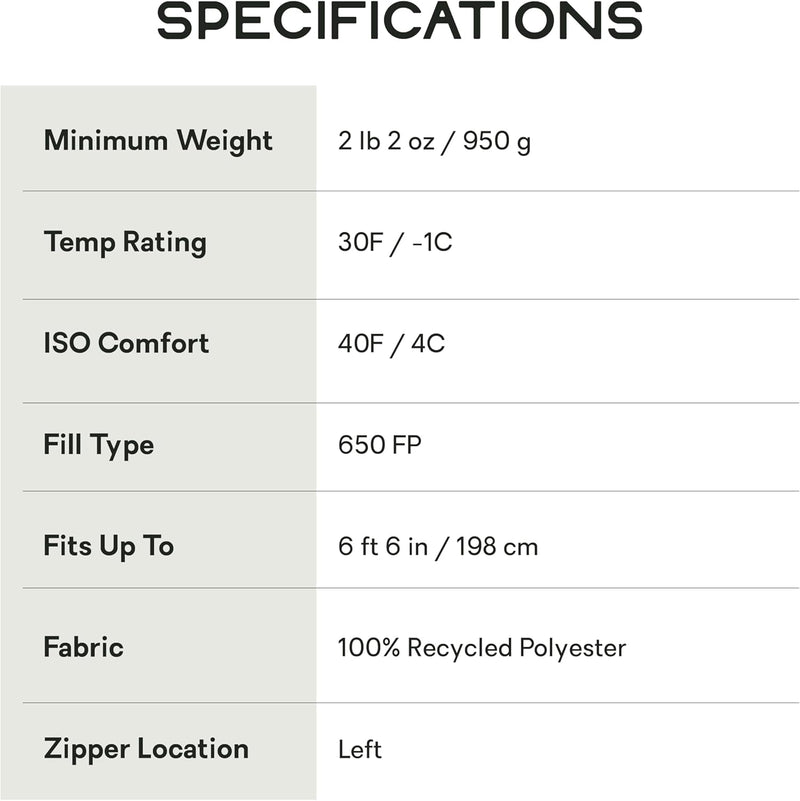 Nemo - Sleeping Bag Disco 24 Mens 30R