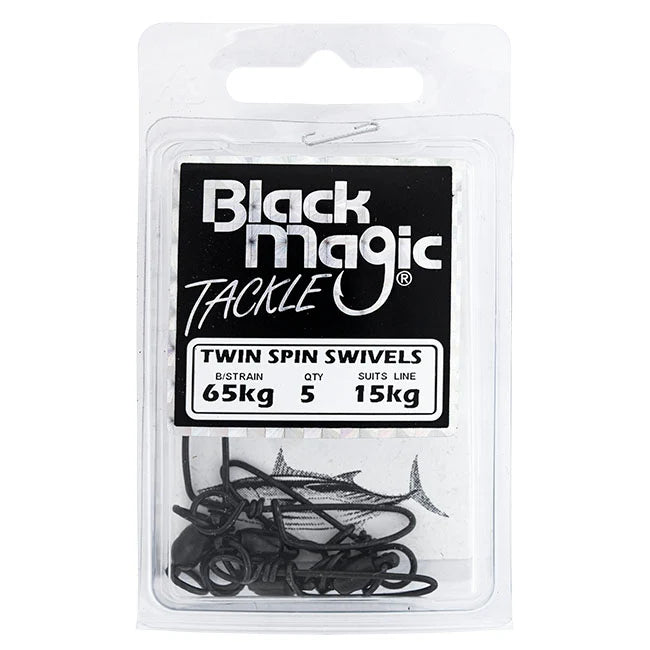 Black Magic - Ball-Bearing Twin Spin Swivels