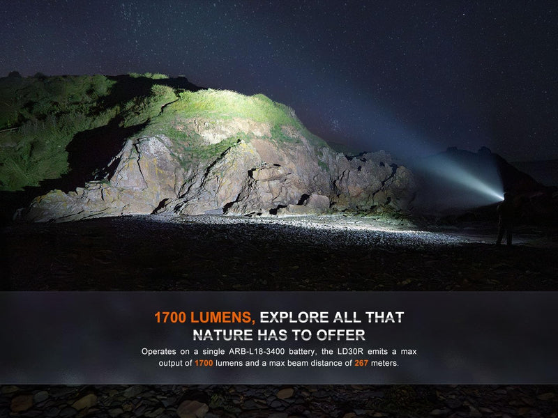 Fenix - Flashlight LD30R (1700 lumens)