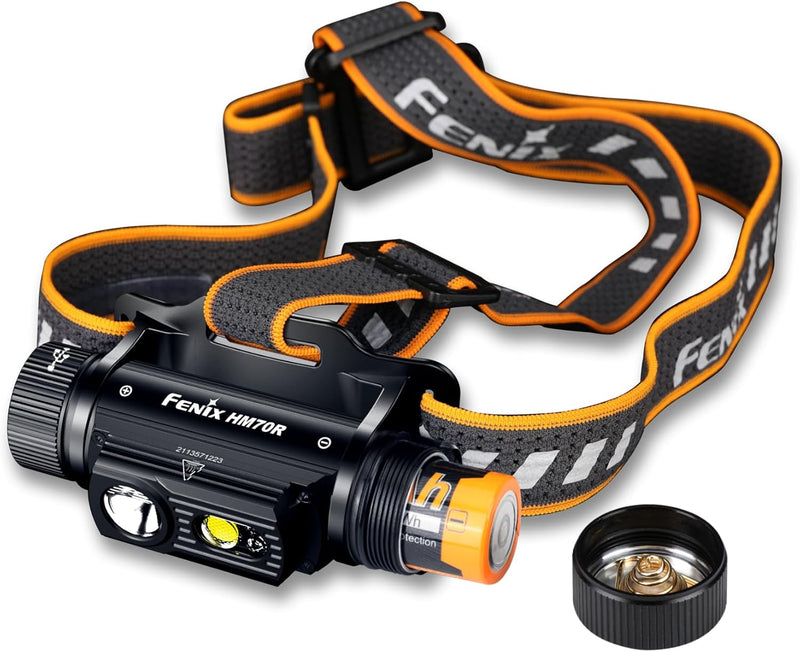 Fenix - Headlamp HM70R (1,600 lumens) Black