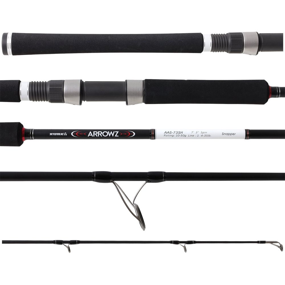 Atomic - Arrowz Snapper Heavy Spin 7'3, 1 pc, 14 - 35lb Spinning Rod