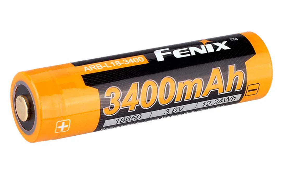 Fenix - Battery 18650 3400mAh Rechargeable