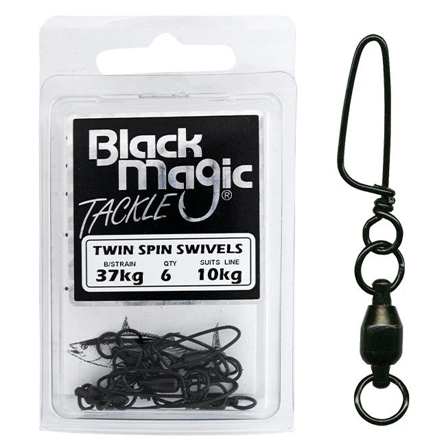 Black Magic - Ball-Bearing Twin Spin Swivels
