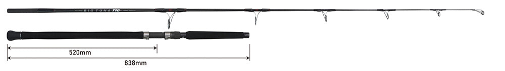 Ripple Fisher - Big Tuna 710RT JAPAN SP w/ Gimbal Topwater Rod