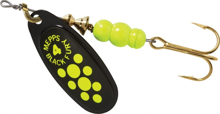 Mepps - Black Fury Chartreuse