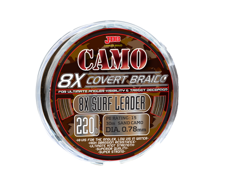 JDB 8X Camo Covert Braid - Surf Leader