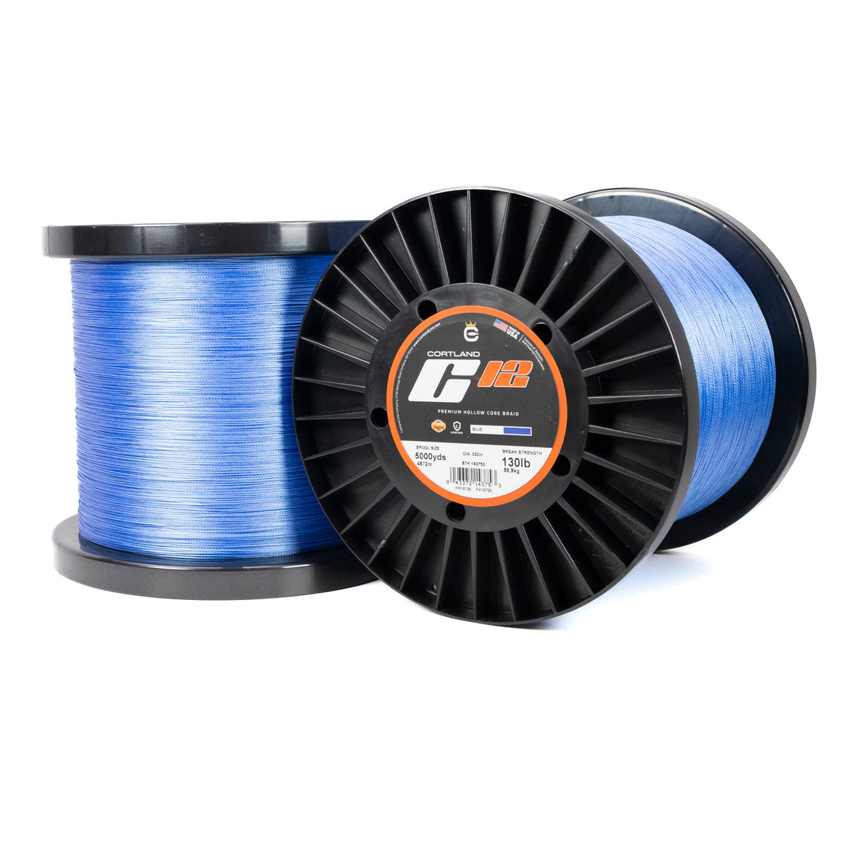 Cortland - C-12 Super Braid Hollow-Core Blue