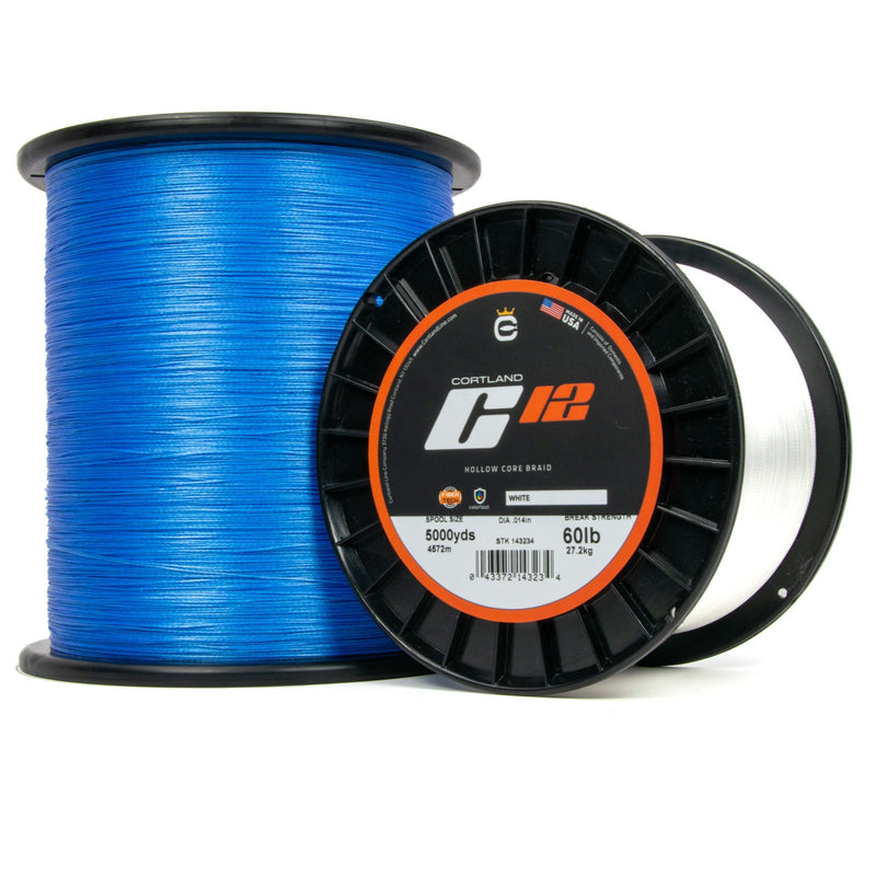 Cortland - C-12 Super Braid Hollow-Core Blue