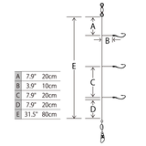 Hayabusa - UV Twist Skin SS 2x 3-Hook (EX135)