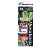 Hayabusa - Snapper Paternoster Rig: Circle Holographic & Green Flasher