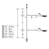 Hayabusa - Jigging Sabiki: Squid Bait