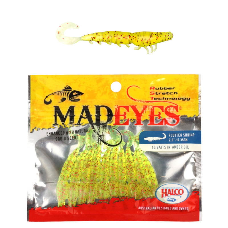 Halco Madeyes - Flutter Shrimp 2.5"