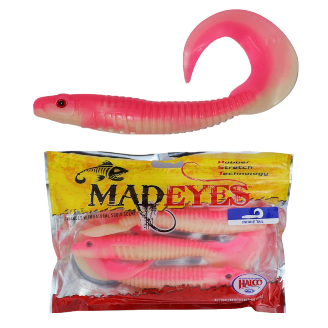 Halco Madeyes - Inhale Tail 8"