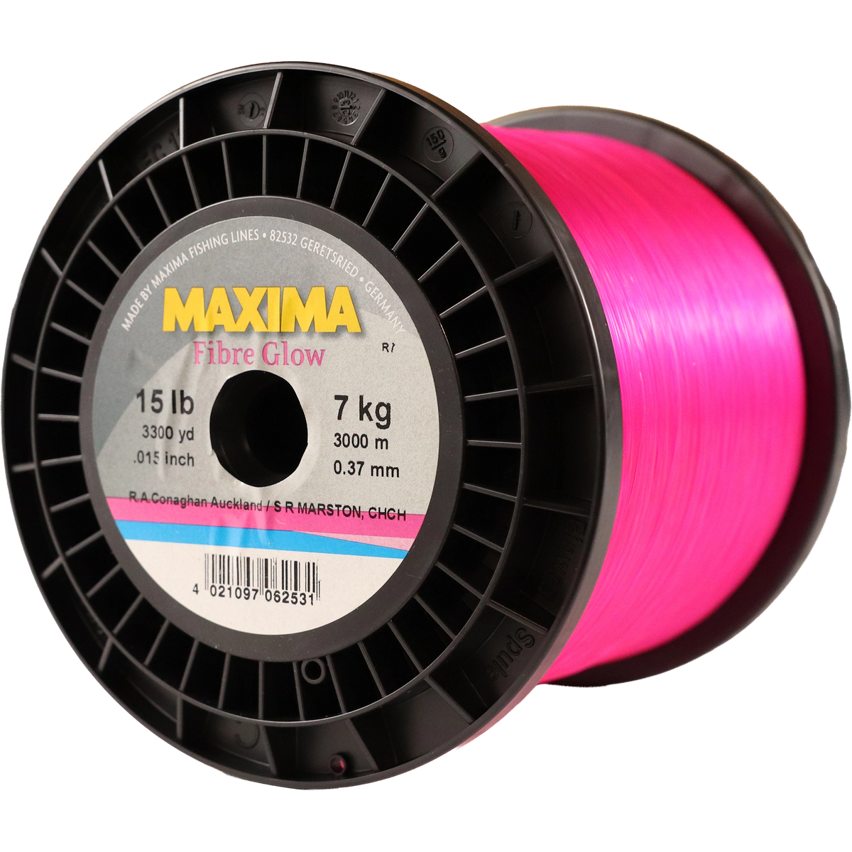 Maxima Fibre Glow Pink Bulk Monofilament Line - 2400-3000m