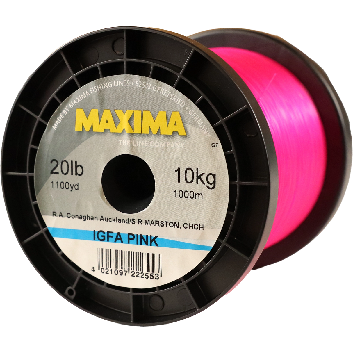 Maxima - IGFA Fibre Glow Pink 1000m Spools
