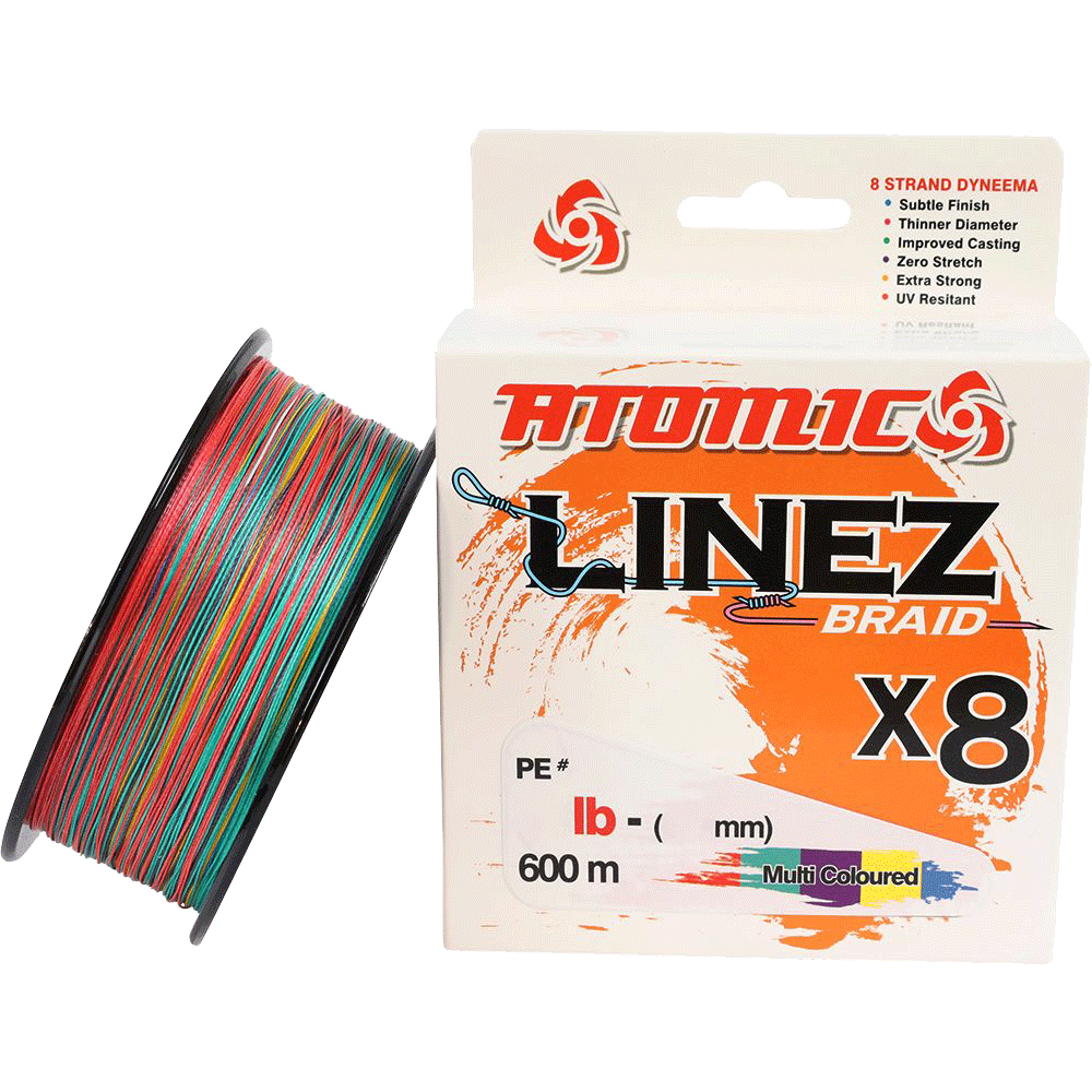 Atomic - Linez Braid 8X Multi Colour