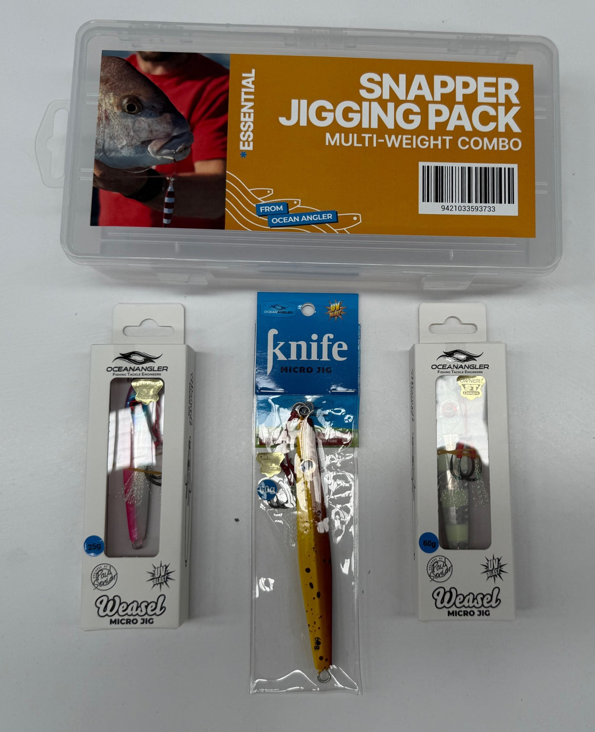 Ocean Angler - Snapper Jigging Pack Multi Weight Combo Giftpack