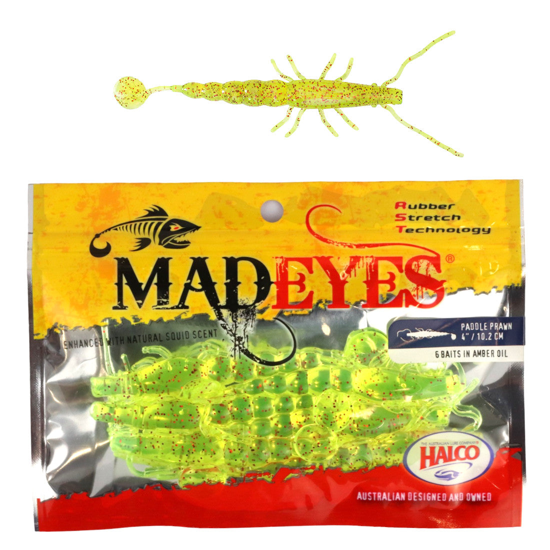 Halco Madeyes - Paddle Prawn 4"