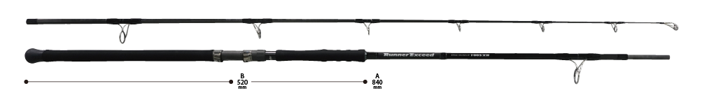 Ripple Fisher - RunnerExceed FINAL STAND UP 100SXH Topwater Rod