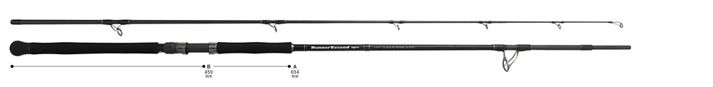 Ripple Fisher - RunnerExceed 95TC Topwater Rod