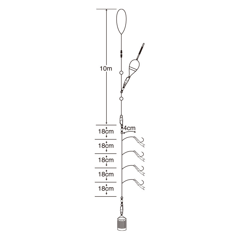Sasame - Sabiki Float Rig