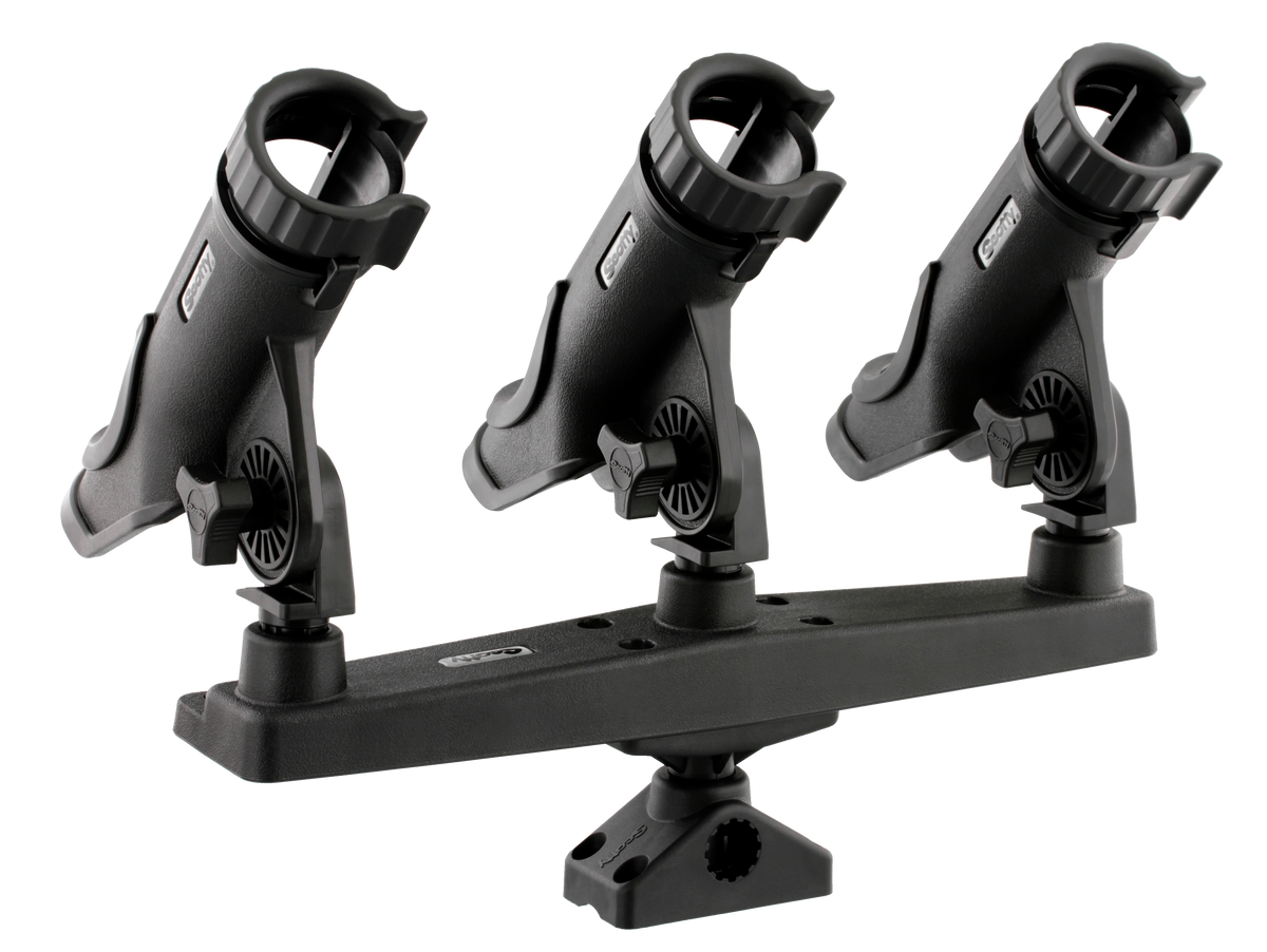 Scotty - 256 Powerlock Triple Rod Holder (with 257 & 241 Mounts)