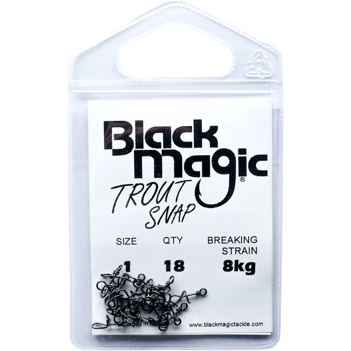 Black Magic - Spiral Trout Snaps