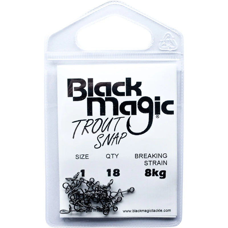 Black Magic - Spiral Trout Snaps
