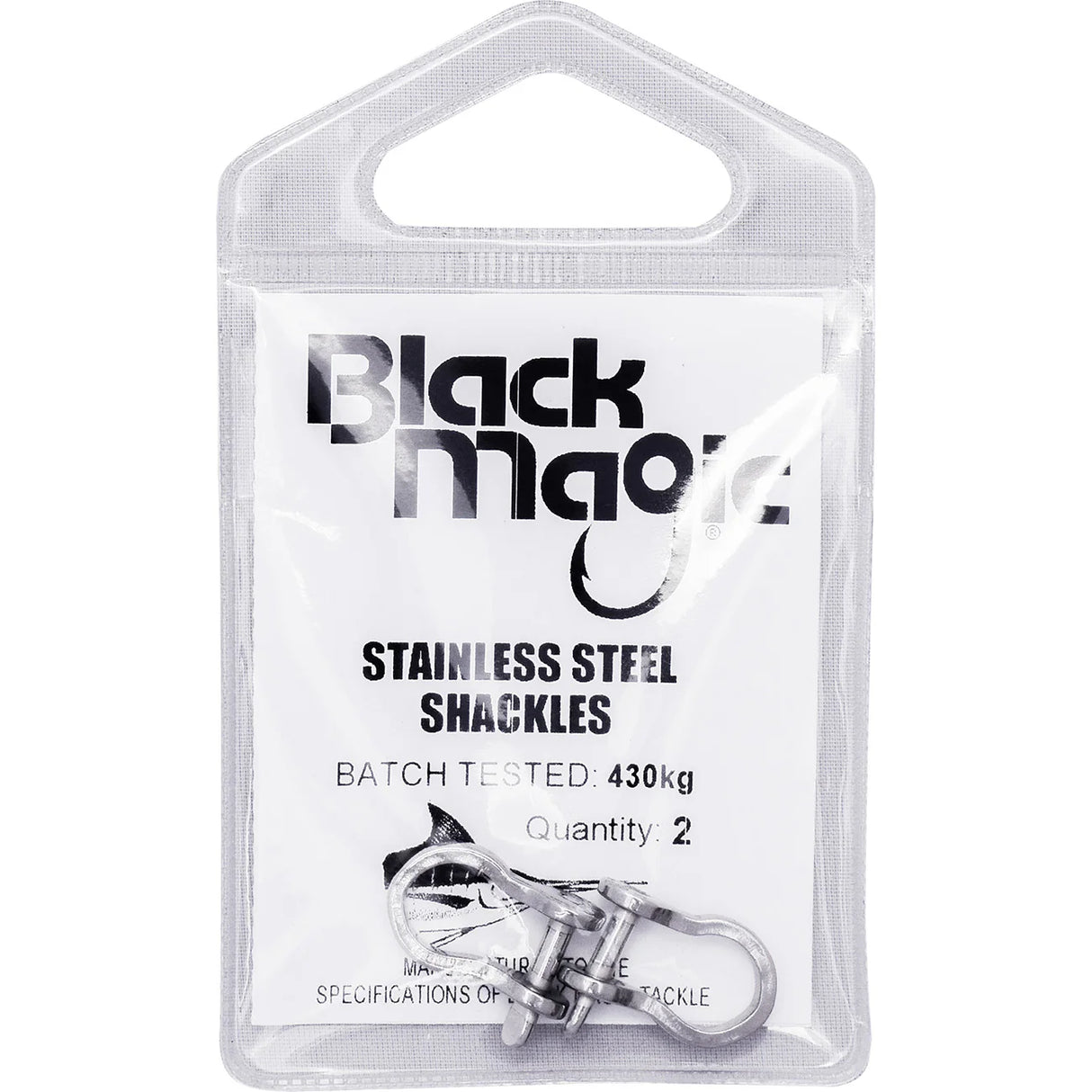 Black Magic - Stainless Steel Shackles