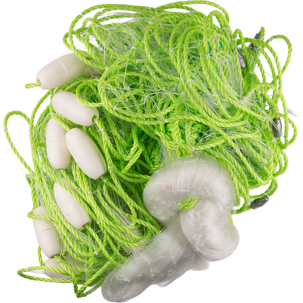 drag net fishing nz 30m Mullet Set - 90mm Mesh - Ready to Fish Buck, Duck, fish hook Size:S - 1