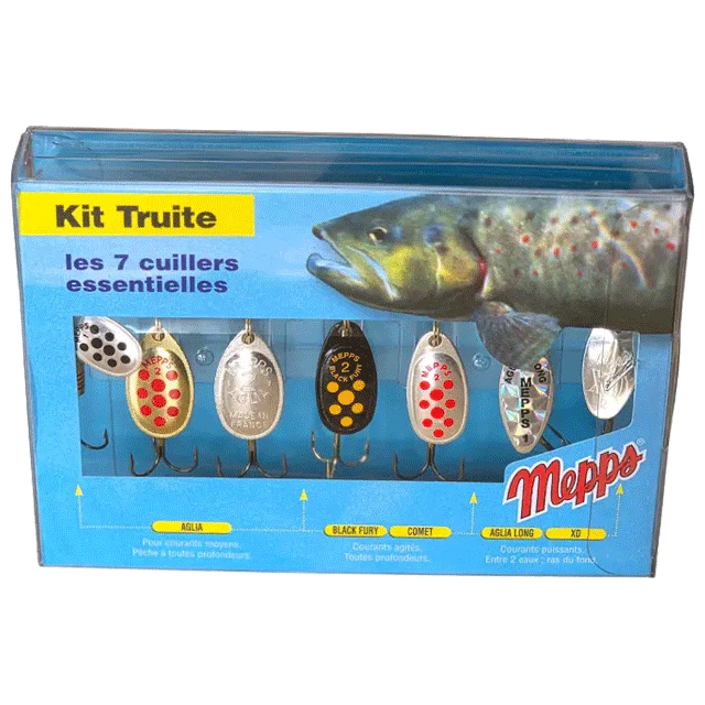 Mepps Trout Kit 7pc | Premium River Lures
