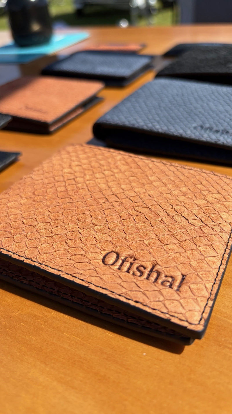 Ofishal - Fish Leather Bifold Wallet