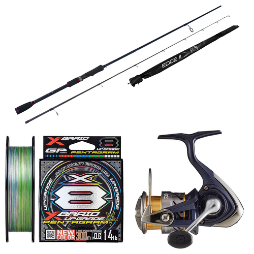 Daiwa - 20 Crest LT3000-C + Assassin - Edge II 7' Heavy PE0.8 Softbaiting Combo