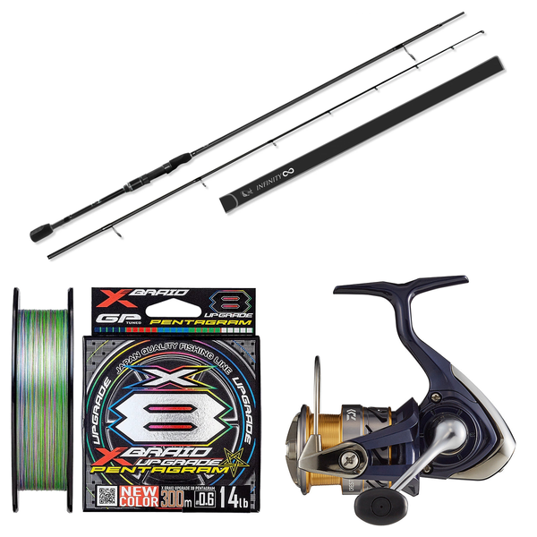 Daiwa - 20 Crest LT4000-C + Assassin - Infinity 72H Softbait Rod PE1.5 Softbaiting Combo