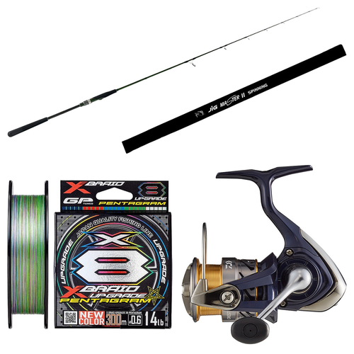 Daiwa - 20 Crest LT6000-H + Assassin - Jigmaster II Slow 6H-S Spinning Rod PE3 Slow Jigging Combo