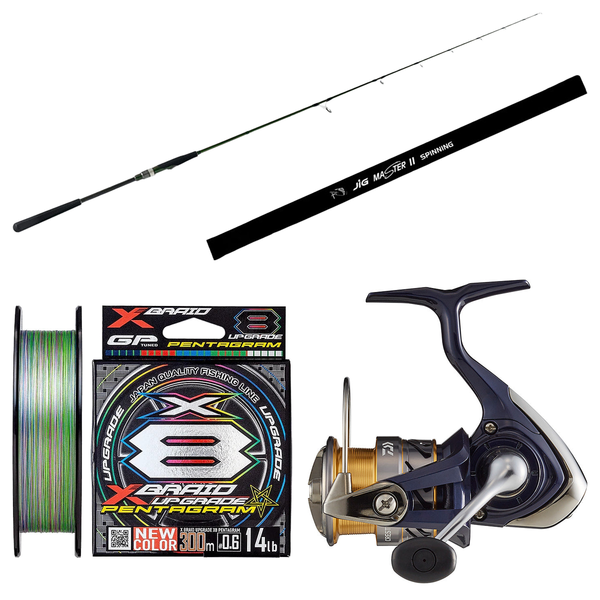 Daiwa - 20 Crest LT6000-H + Assassin - Jigmaster II Slow 6H-S Spinning Rod PE3 Slow Jigging Combo