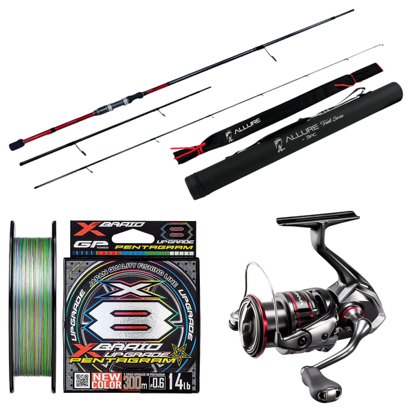Shimano - VANFORD 2500HG + Assassin - Allure Spin 7MH-3 Travel Combo