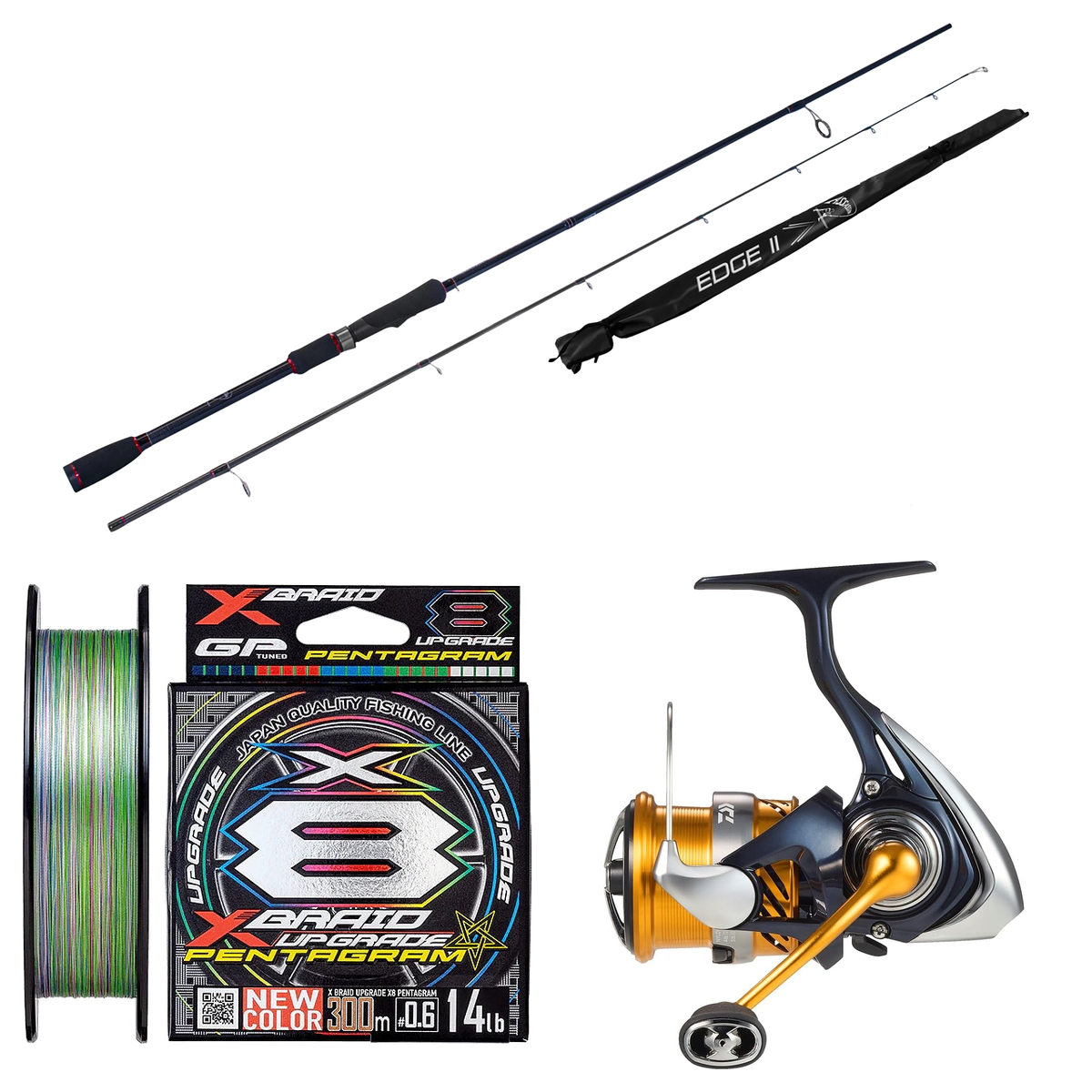 Daiwa - 24 REVROS LT2500S-XH + Assassin - Edge II 7' Medium Softbaiting Combo