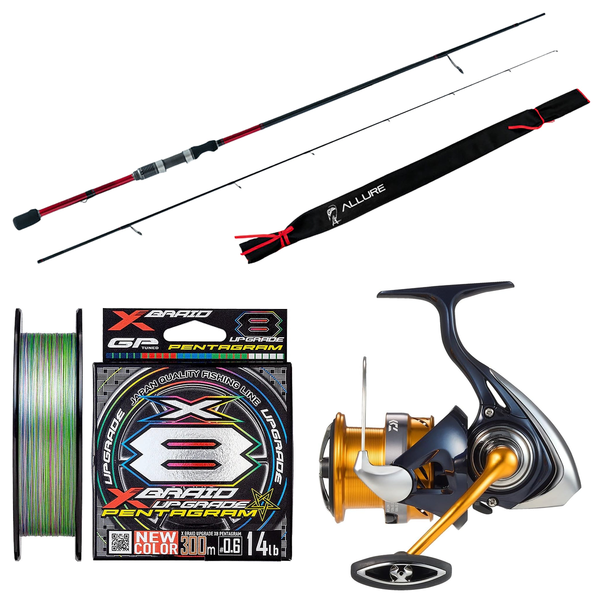 Daiwa - 24REVROS LT4000-CXH + Assassin - Allure Spin 7MH 2pc Spinning Rod Combo