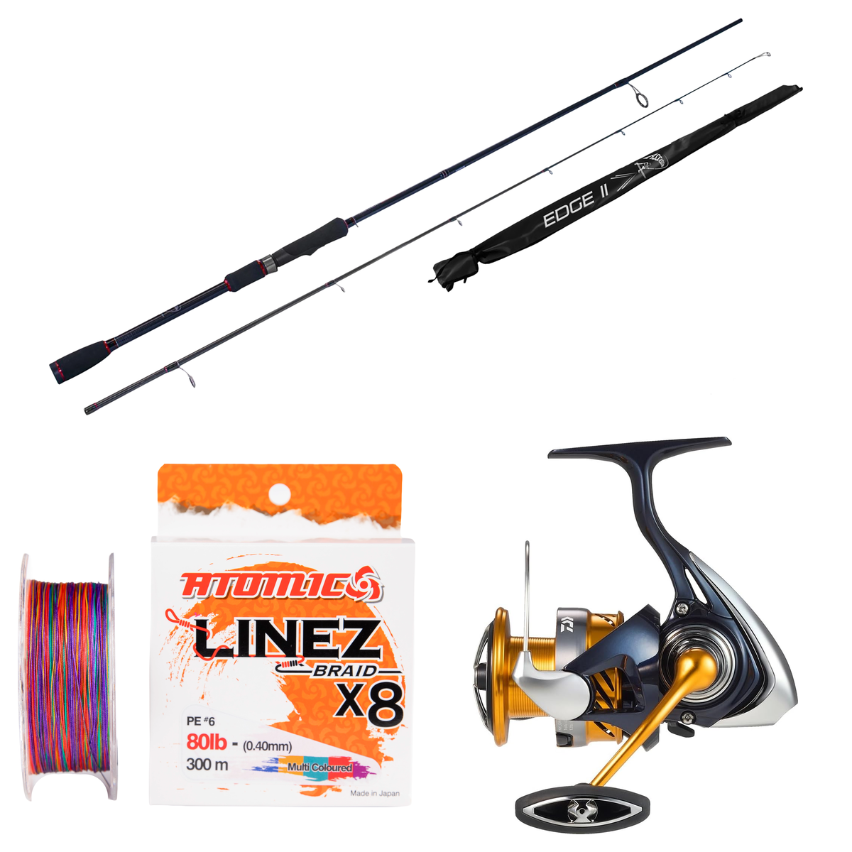 Daiwa - 24 REVROS LT3000D-C + Assassin - Edge II 7' Heavy Spin Combo