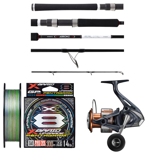 Shimano - 26 NASCI C5000XG + Atomic - Arrowz Snapper 7'3 Heavy Spin Combo