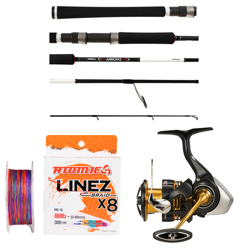 Daiwa - 23 LEGALIS LT3000D-C + Atomic - Arrowz Offshore Spin 7' Softbaiting Combo